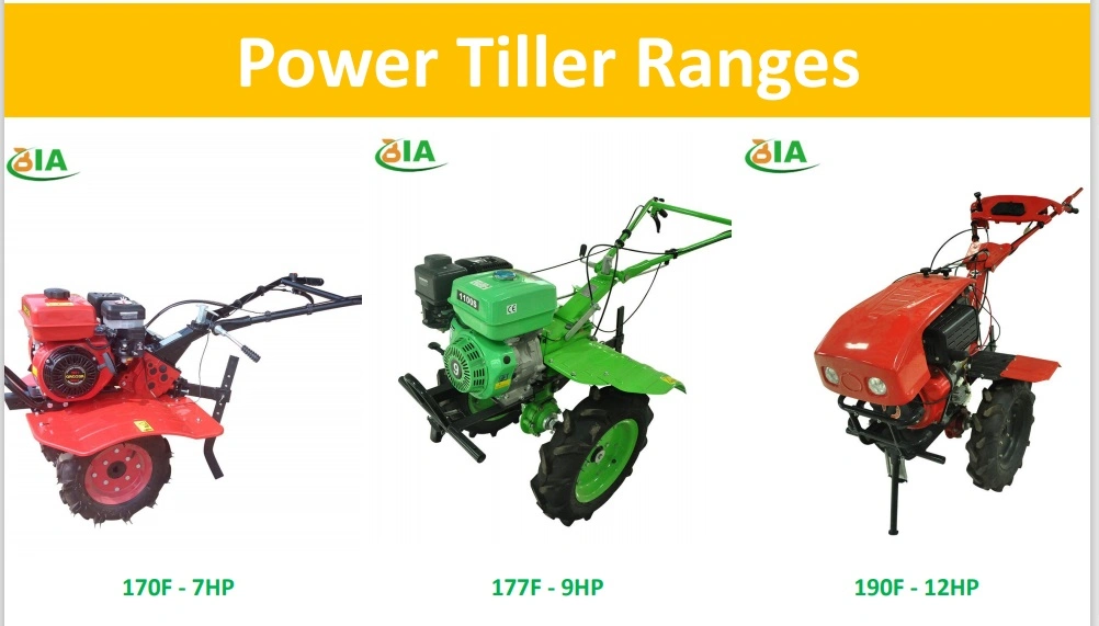 Bia173f 250cc Mini Diesel Power Rotary Weeder Tillers for Farm Agricultural Ploughing Machine Cultivator