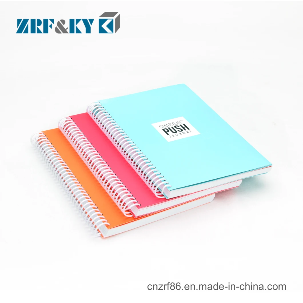 Custom Spiral Offset Paper Notebook School Journal Diary Note Book