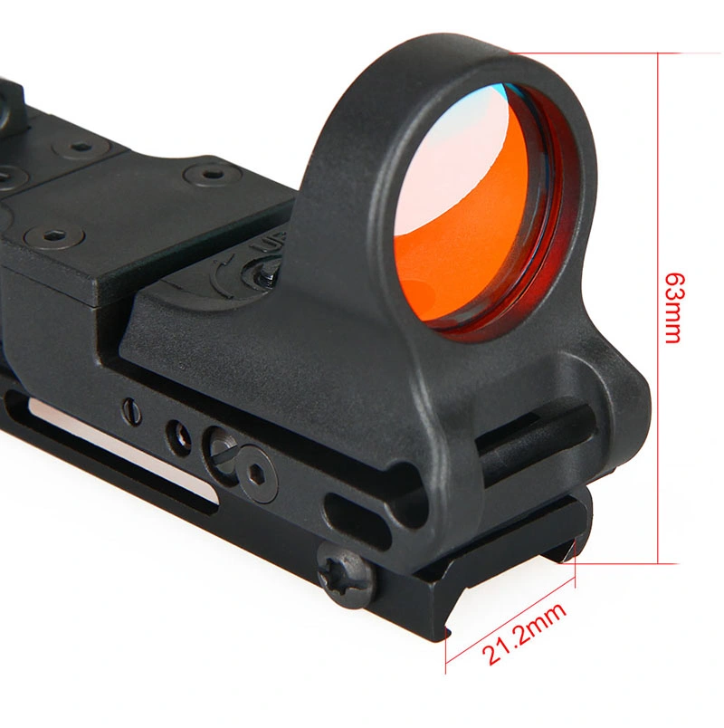 Tactical Railway Aluminum Red DOT Sight with Click Switch HK2-0109