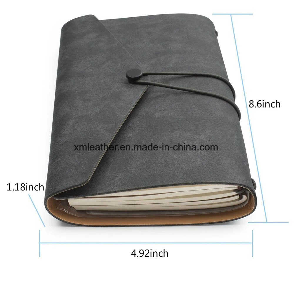 Multi-Functional Handmade Refillable Leather Travelers Notebook