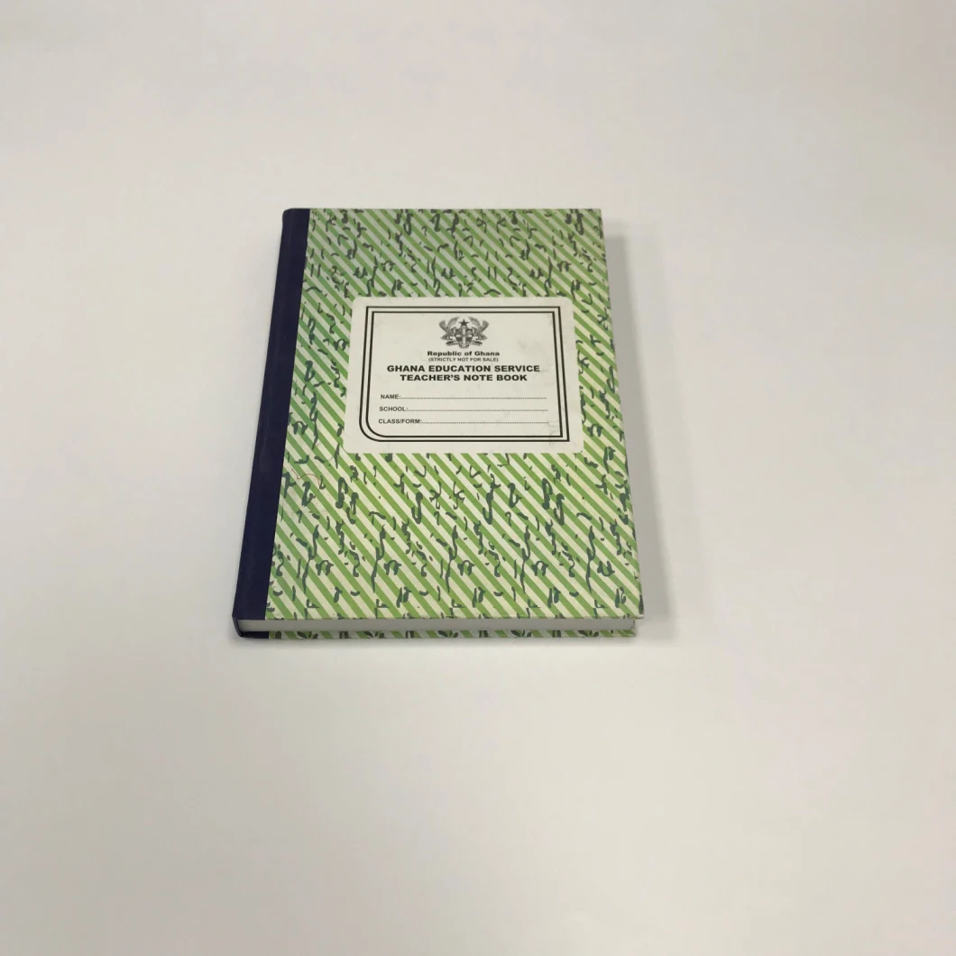 Four Color Printing Recycled Paper Hardback Printing Notebook