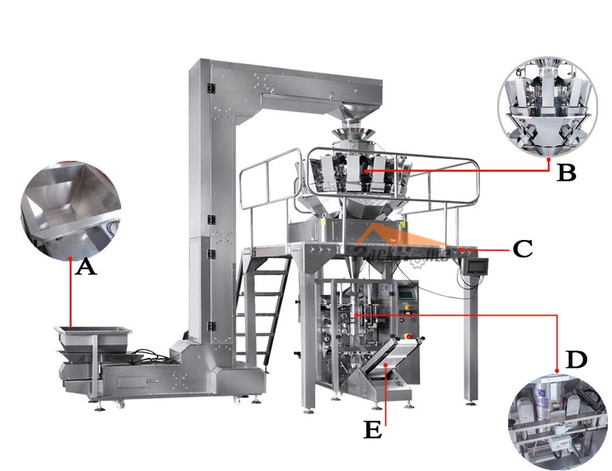 Automatic Steel / Metal / Tungsten Ball Weighing Filling Bagging Wrapping Packing Packaging Sealing Machine