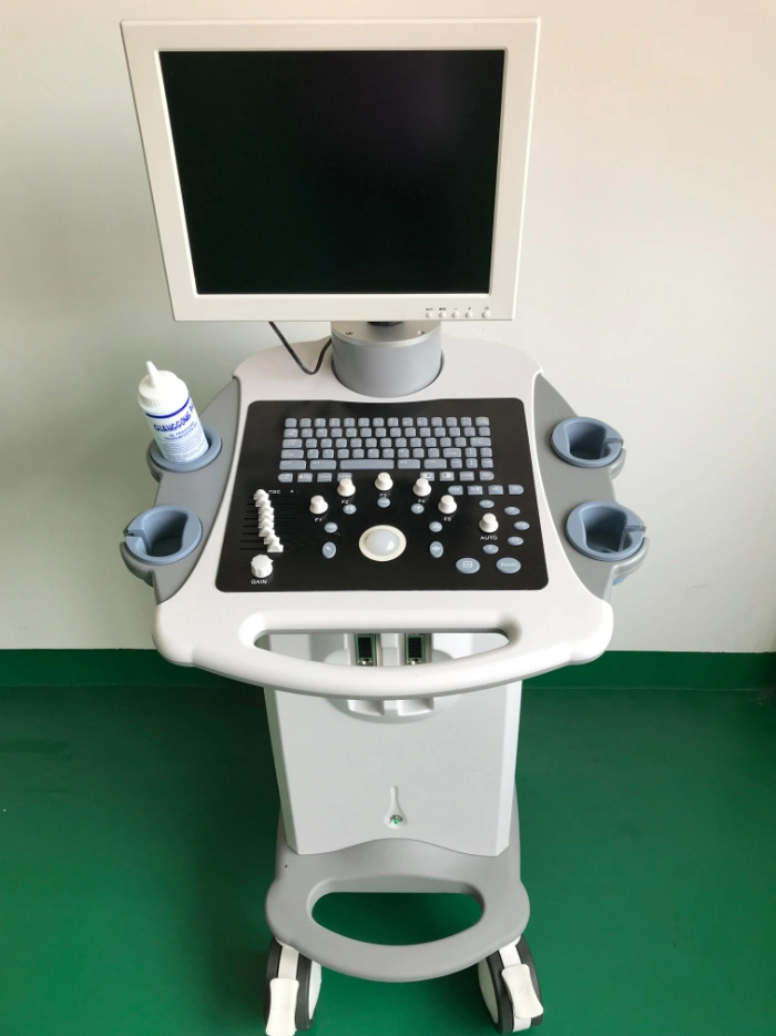 Ce China High Quality Hot Sale Mobile 3D Ultra Sound Machine Trolley Ultrasound with 2 Probes