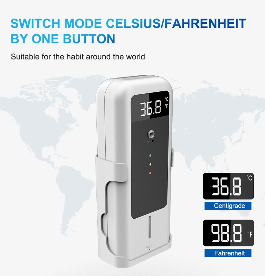 Mslrl02 Automatic Sensor Supported Hands Sanitizer Temperature Measurement
