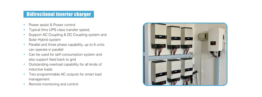 Emergency Power Supply Office Power Backup on/off Grid Solar Inverter Home Backup Generators