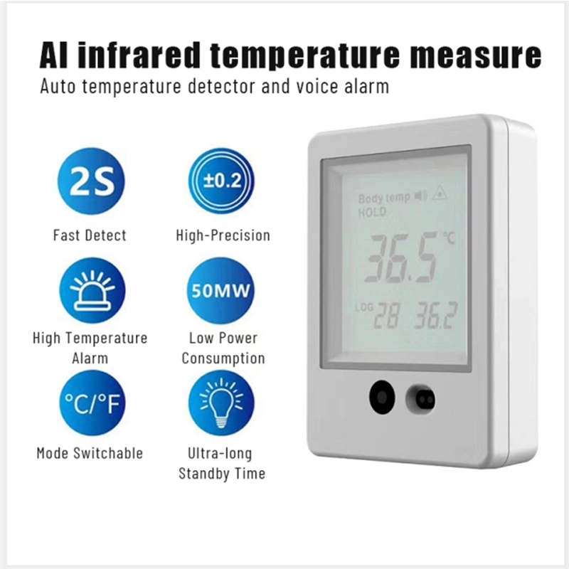 Bluetooth Ai Intelligent Voice Infrared Thermometer Non Contact Digital Infrared Temperature Gun Kids Infrared Forehead Thermometer