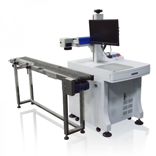 Industrial Laser Marking Machine for Printing Logo Date Assembly Line Production
