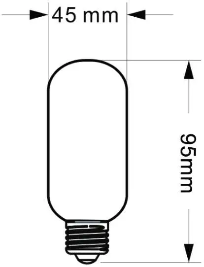 Amber T45 Filament LED Bulb LED Filament Bulb, LED Bulb