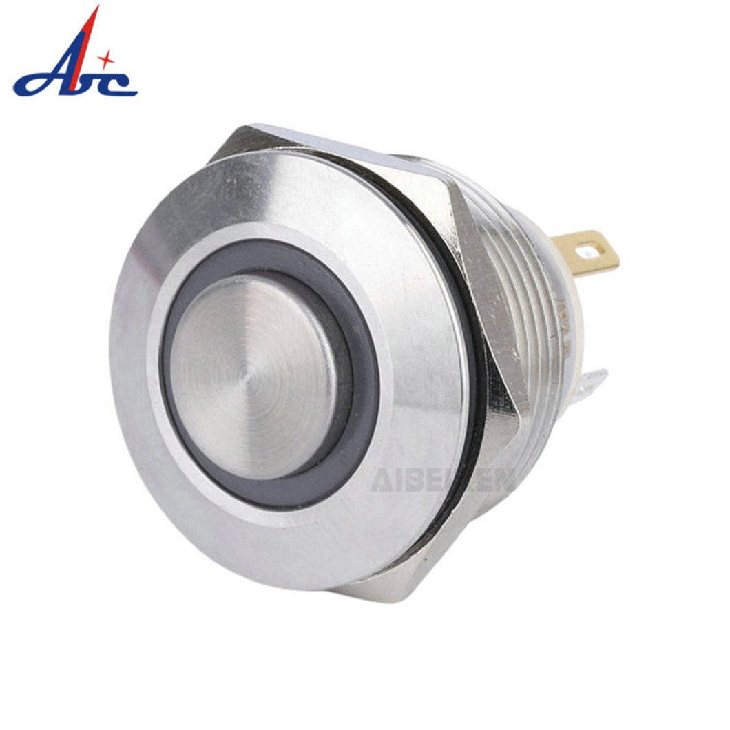 High Head Momentary 12V LED Metal Push Button Lamp Switch