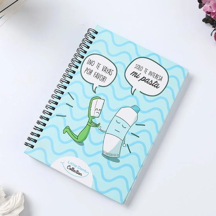 Hot Sell Student Spiral Notebook, A5 Notepad Customized Design