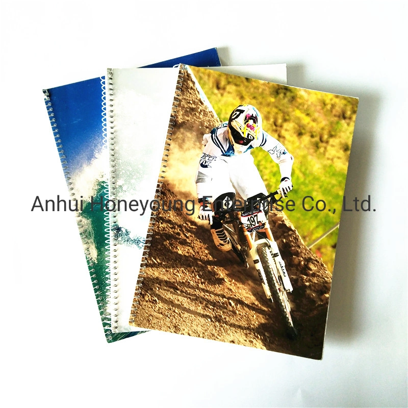 Custom Design Softcover Single Spiral Binding Spiral Notebook