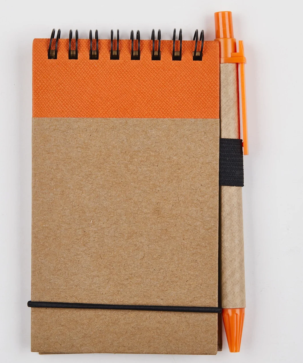 Promotion Gift Cheap Recycled Spiral Jotter Notebook with Pen