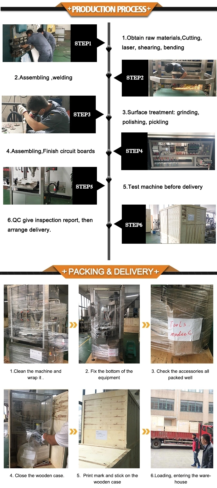 Peanut Biscuits Dog Food Rotary Premade Bag/Zipper Bag/Doy Bag/Doypack Filling Sealing Packaging Machine