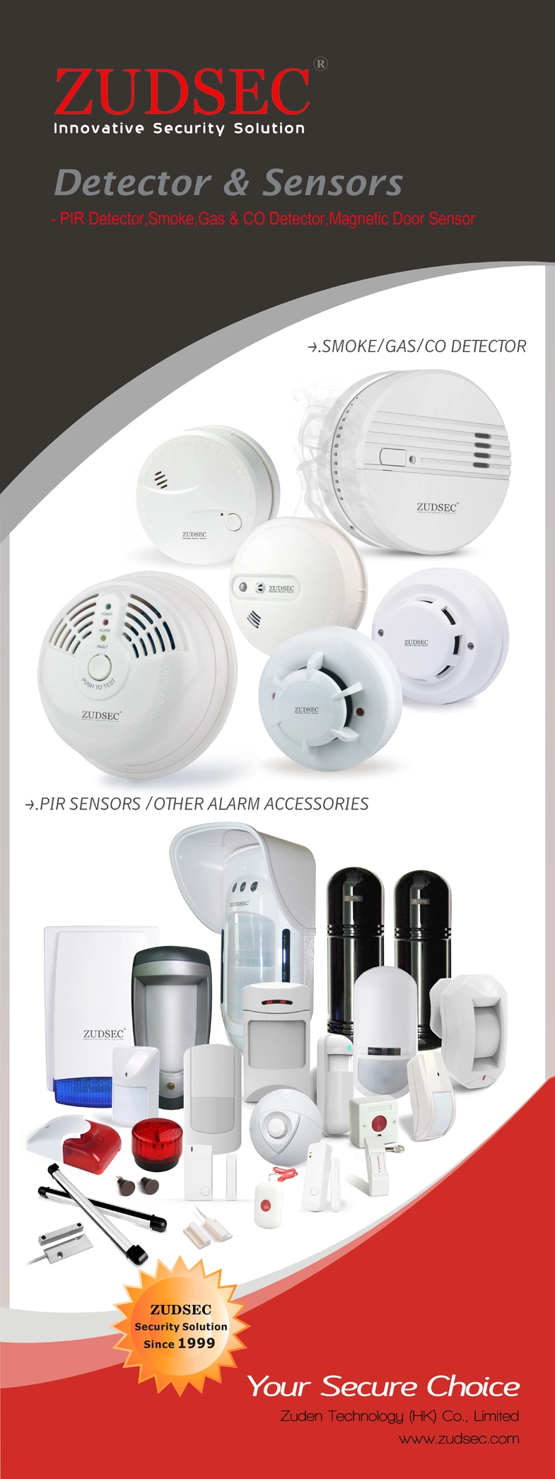 Fire Alarm Multi Sensor, Multi Detector, Smoke and Heat Combined Detector