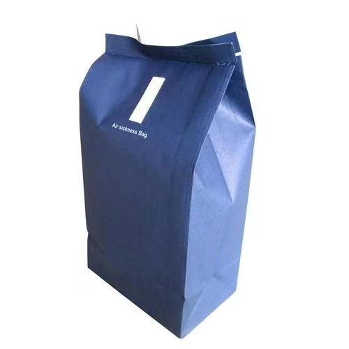 Custom Printed Disposable Sick Travel Vomit Air Sickness Paper Bags