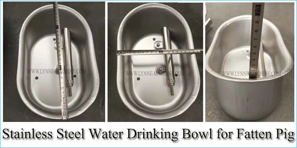 Poultry/Livestock Pig/Sow/Piglet Water Bowl Drinker with Stainless Steel