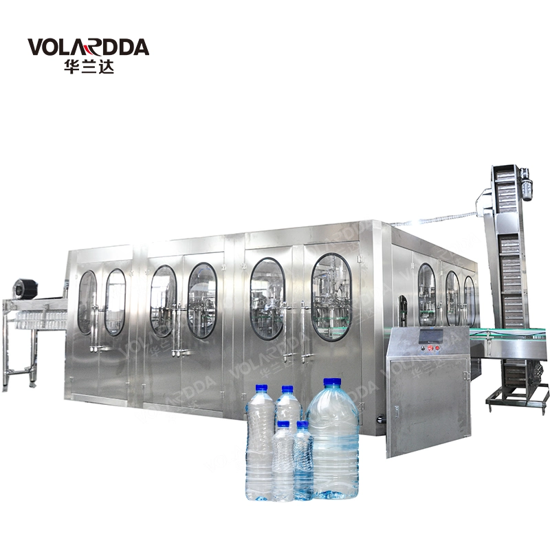 Automatic Liquid Purified Drinking Water Mineral Water Pure Water Production Line Washing Filling Machine