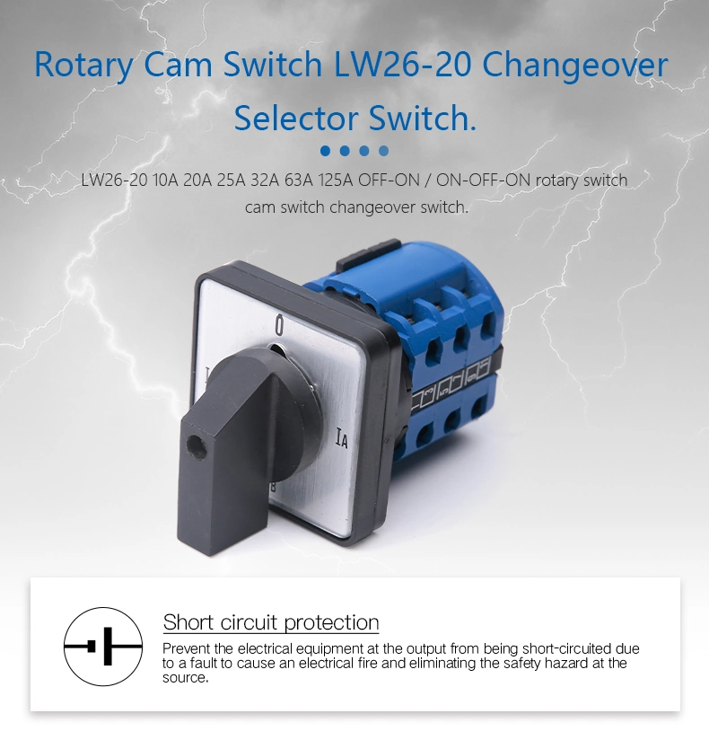 Lw26-20 off-on on-off-on Rotary Switch Cam Switch Changeover Switch