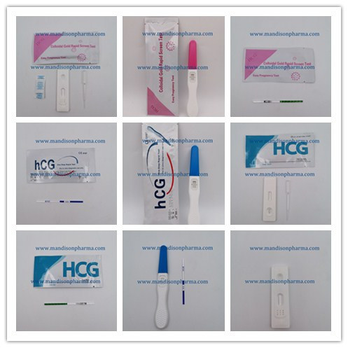 HCG Pregnancy Rapid Test for Pregnancy (strip/cassette/midsteam)