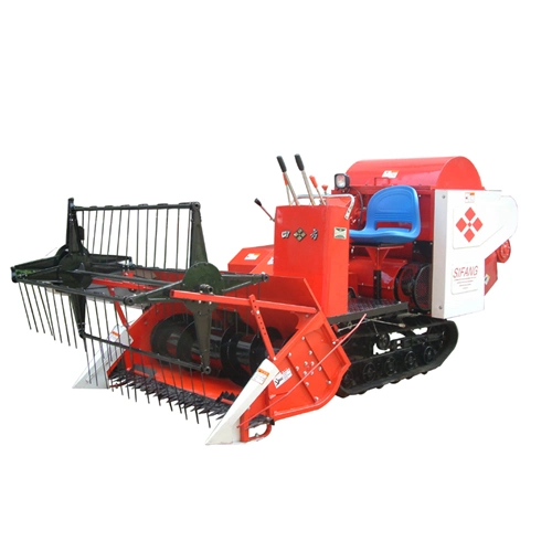 Mini Harvester Machine Rice and Wheat Reaper Binder Combine Harvester for Sale