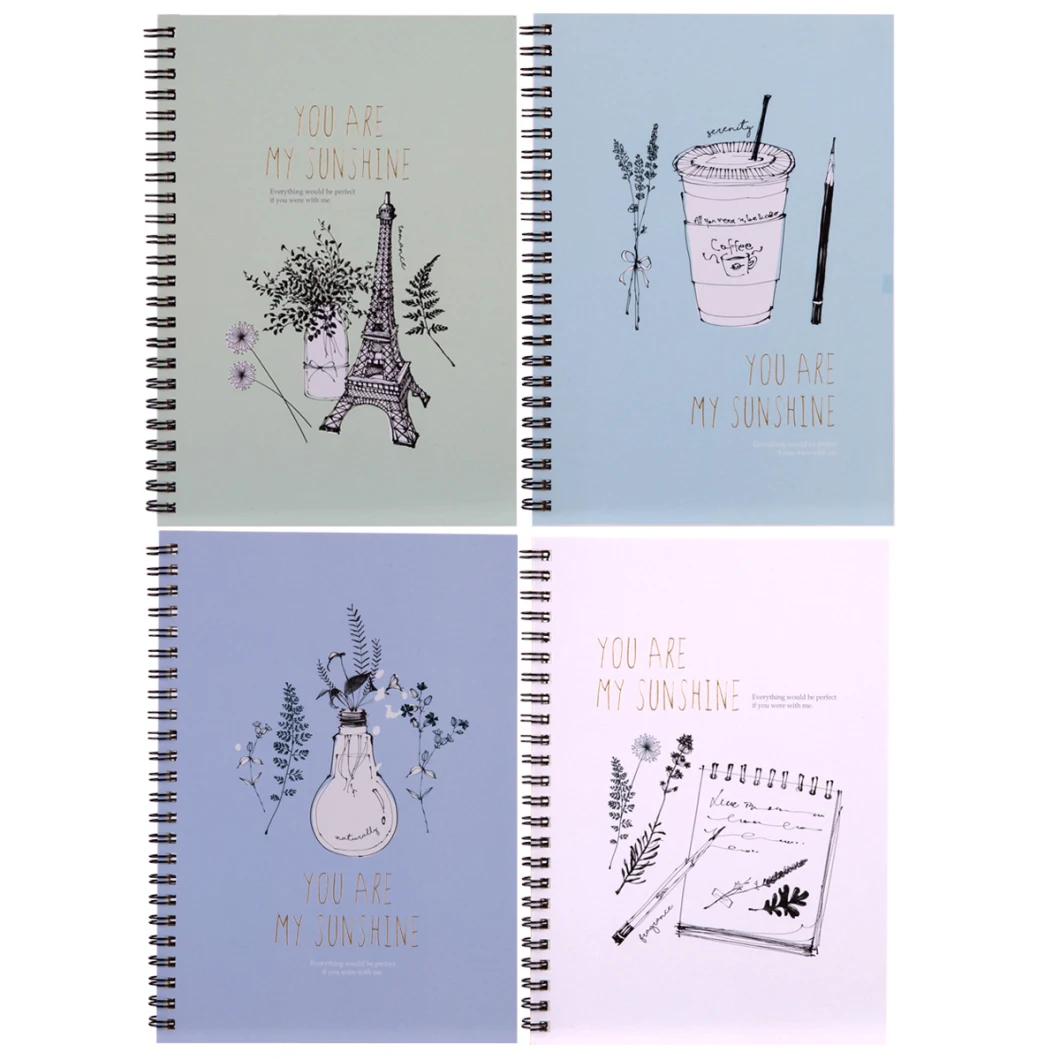 B5 Notebook Premium Custom Printed Spiral Notebook for Students