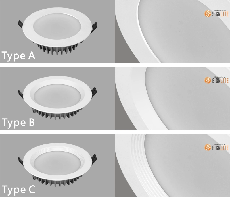 Dimmable/Non-Dimmable Aluminum LED Ceiling Light Recessed LED Downlight