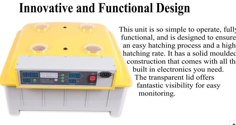 Mirco-Computer Portable Egg Incubator 48 Eggs for Sale (KP-48)