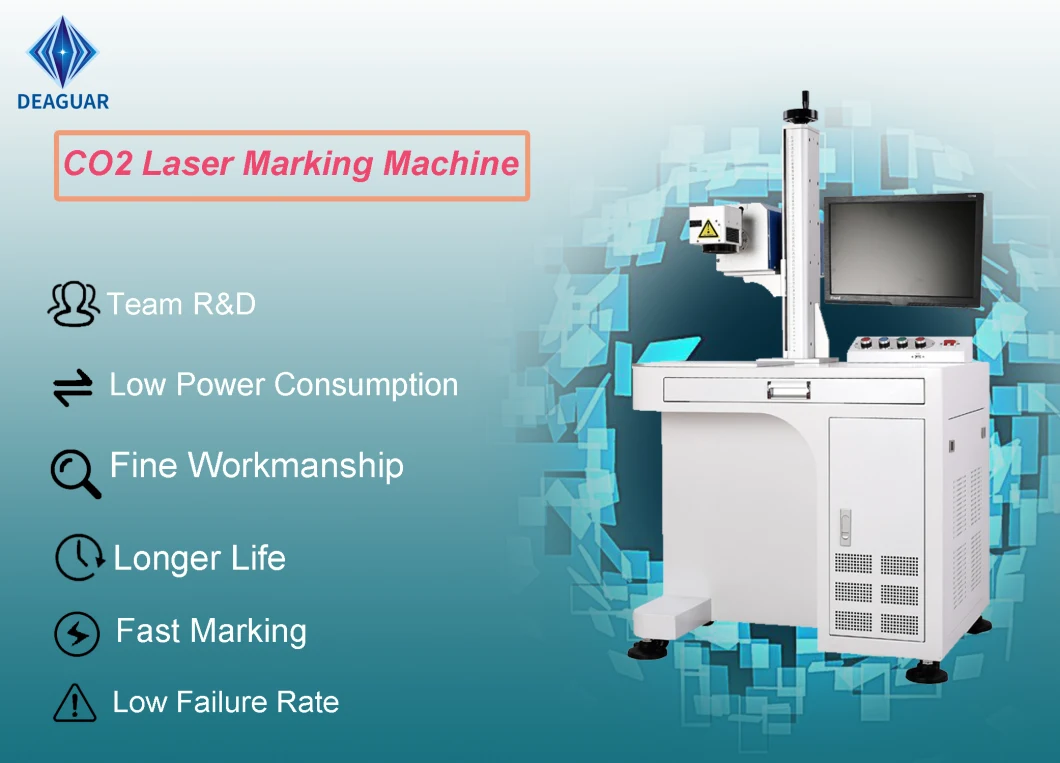 Metal/Nonmetal Carbon Dioxide C02 Engraving Laser Marking Machine
