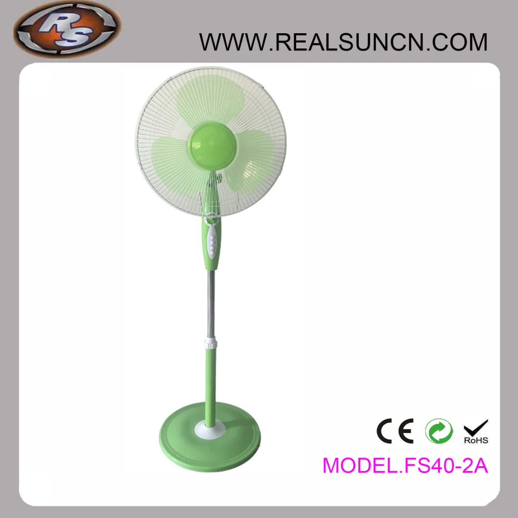 16-Inch Electric Fan, Home Desktop Revolving Fan, Quiet Wind Fan, Green 16 Inch Floor Fan