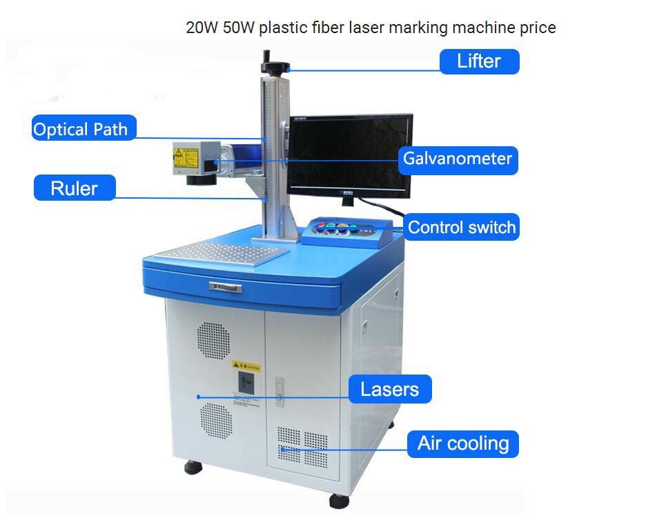 Jinan CNC Laser Fiber Laser Marking Machine (20W 30W 50W)