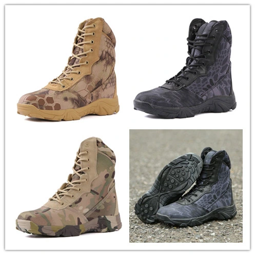 Military Fans Outdoor Mountaineering Shoes Tactical High Military Shoes Men and Women Desert Boots