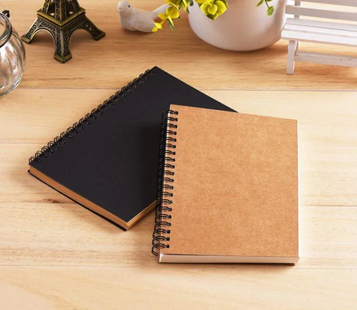 2020 Sketchbook Diary Journal Student Agenda Book Memo Retro Coil Spiral Notebook