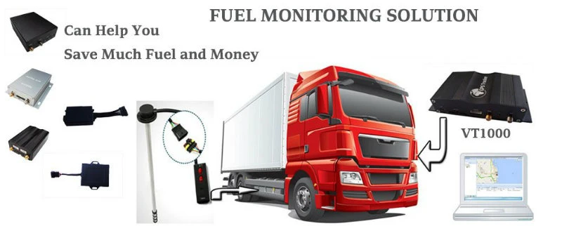 GPS Tracker Device with Fuel/Crash/Temperature Sensor Free Tracking Platform