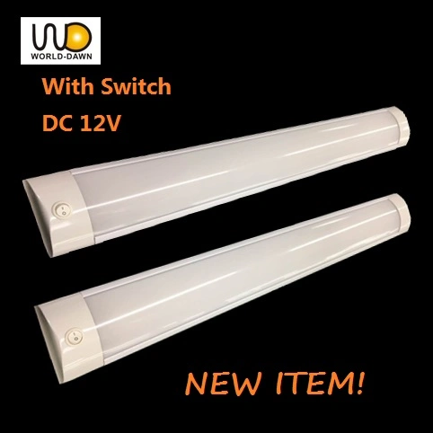 DC12V Switch Linear Bar Light Pendant LED Ceiling Flat Tube Light