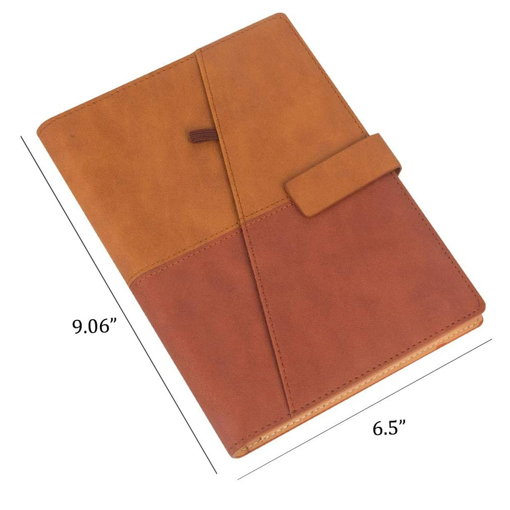Soft Cover Travel A5 Binder Refillable Planner Leather Journals Notebook