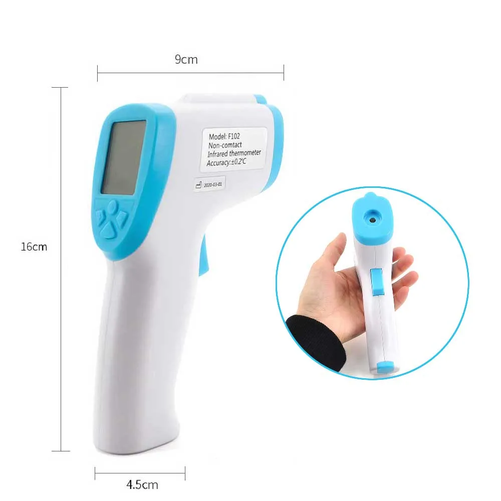Digital Baby Thermometer Body Forehead Non-Contact Infrared Thermometer for Adult Children Thermometer Infrared Temperature Gun