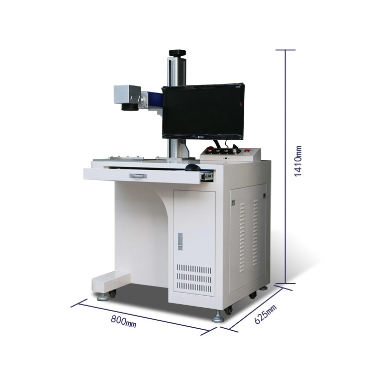 Desktop Design CE Fiber Laser Marking Machine Fiber Laser Engraver Laser Marker 20W, 110*110mm