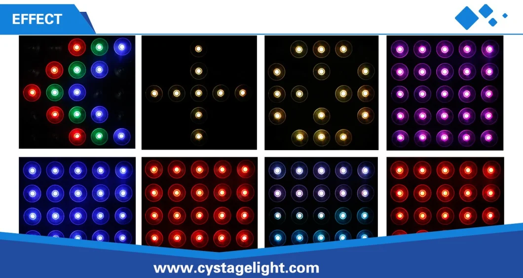 Matrix Lighting 25*30W High Brightness Indoor LED DOT Matrix Blinder