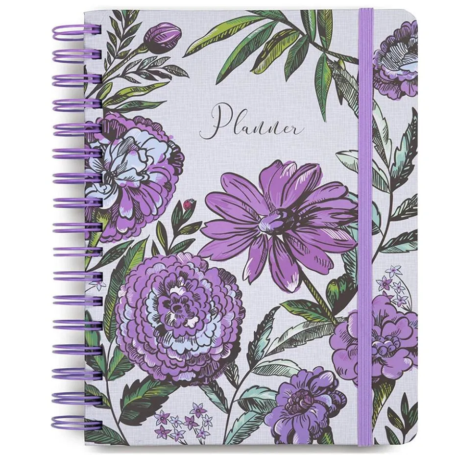Hard Cover A5 Spiral Bound Notebook Planner for Office Supply