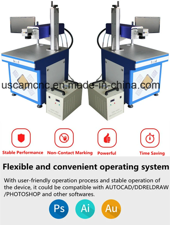 Glass Plastic Bottles Laser Marking Machine