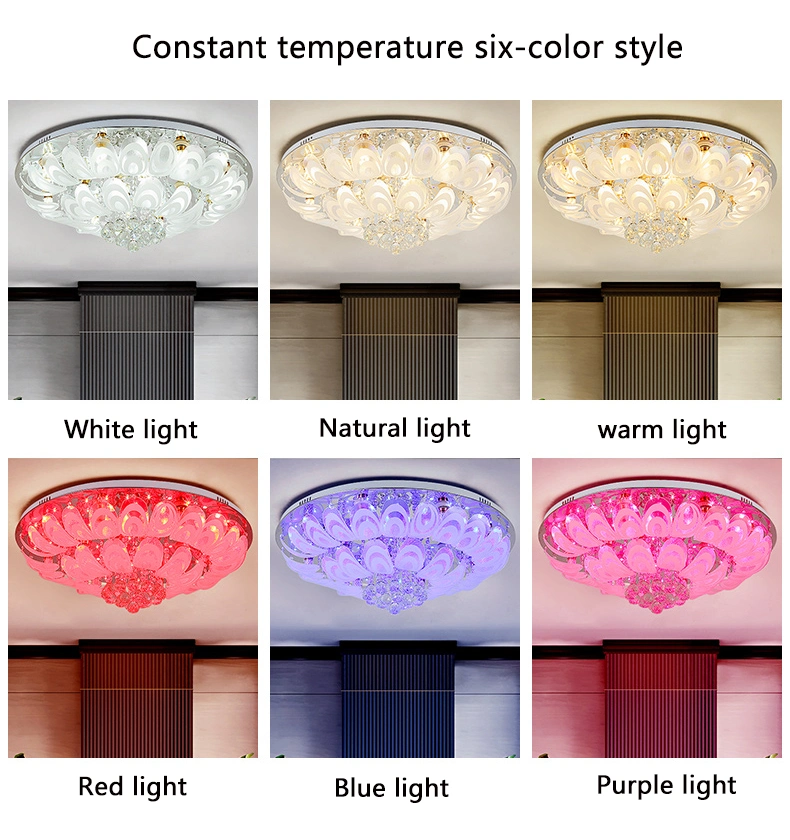 Guangzhou Modern Home Lighting Lamp Ceiling Decoration for Bedroom Acrylic LED E27 Ceiling Light