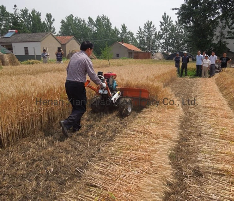 Handle Small Type Diesel Engine Wheat Rice Harvester Grain Harvester