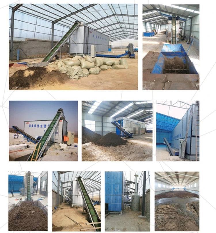 Livestock and Poultry Manure Treatment Machine Animal Waste Rendering Plant