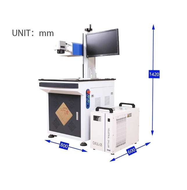 Industrial Laser Marking Machine for Printing Logo Date Assembly Line Production