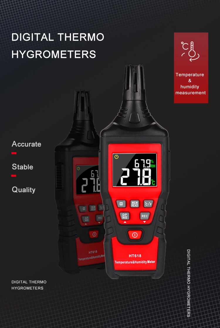 High Precision Sensor Temperature and Humidity Meter Hygrometer