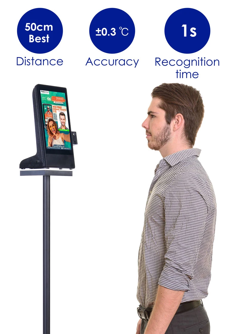 Automatic Temperature Measuring Device Face Recognition Body Temperature Scanner
