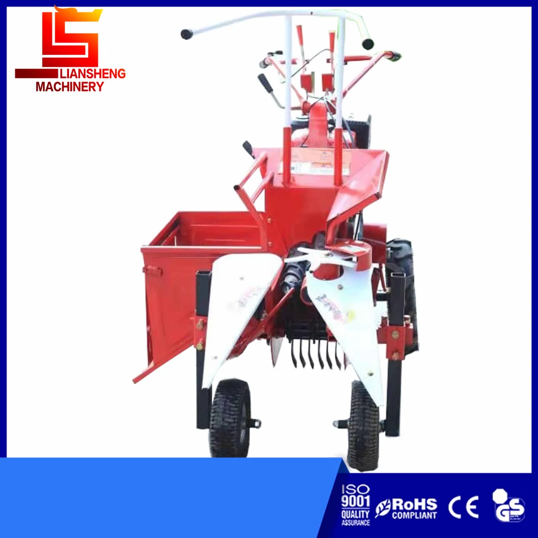 Multifunctional Corn Picking and Straw Crushing Machine, Small Agricultural Machinery Corn Harvester