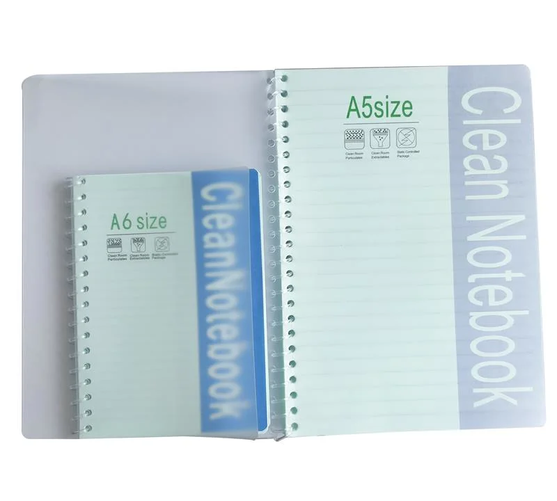 A3 A4 A5 A6 Clean Room Notebooks Lint Remove Stapler Cleanroom Office Use Cleanroom Notebooks