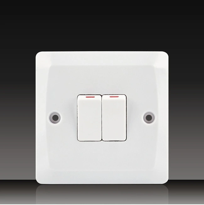 10A 250V 4gang 1way/2way Push Button Wall Switch (BK41)