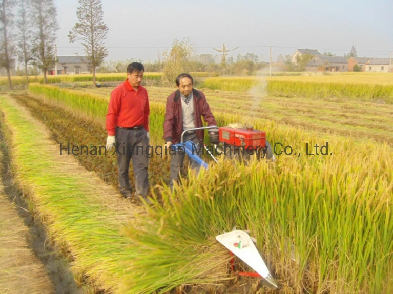 Handle Small Type Diesel Engine Wheat Rice Harvester Grain Harvester